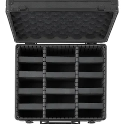 VEVOR Graded Card Case 3 Row 180 PSA Slab Storage Box with Secure Lock, Baseball Sports Trading Cards Holder Collector with 12 Dividers, Key, Holds 120 SGC 100 BGS 520 Top Loaders & 999+ Loose Cards