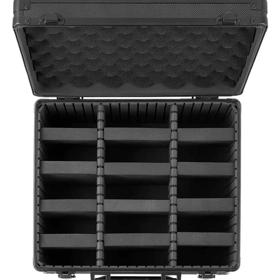 VEVOR Graded Card Case 3 Row 180 PSA Slab Storage Box with Secure Lock, Baseball Sports Trading Cards Holder Collector with 12 Dividers, Key, Holds 120 SGC 100 BGS 520 Top Loaders & 999+ Loose Cards