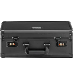 VEVOR Graded Card Storage Box, 4 Slots, Graded Sports Cards Holder Carrying Case with Coded Lock Foam Dividers, for 108 PSA Graded Cards 76 BGS Cards 84 SGC Cards 388 Top Loaders or 999+ Loose Cards