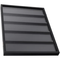 VEVOR 35 Graded Sports Card Display Case, 24.3x30.5x2.1 in, Baseball Card Display Frame with 98% UV Protection Clear View PC Glass, Lockable Wall Cabinet for Football Basketball Hockey Trading Card