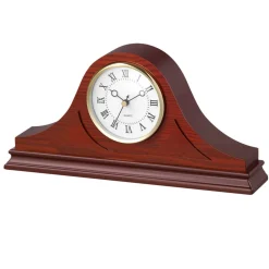 VEVOR Grandfather Clock, 6.4 in Classic Vintage Grandfather Clock, MDF Mantel Clocks with Built-In Quartz Movement and Quiet Design, for Living Room, Bedroom, Home Decor & Gift (Cherry Tone Finish)