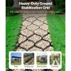 VEVOR Gravel Grid, 2 Inch Depth, 32.81 x 9.84 FT / 10000 x 3000 mm, 1880 LBS Per Sq ft Grass Ground Retainer, Permeable Geo Grids Driveway Stabilization, for Garden, Patio, Walkway, RV Parking Slopes