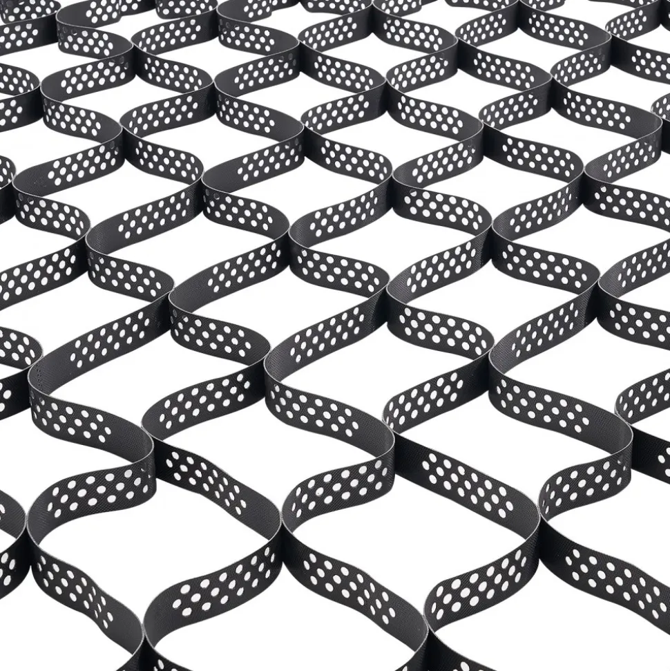 VEVOR Gravel Grid, 2 Inch Depth, 32.81 x 9.84 FT / 10000 x 3000 mm, 1880 LBS Per Sq ft Grass Ground Retainer, Permeable Geo Grids Driveway Stabilization, for Garden, Patio, Walkway, RV Parking Slopes
