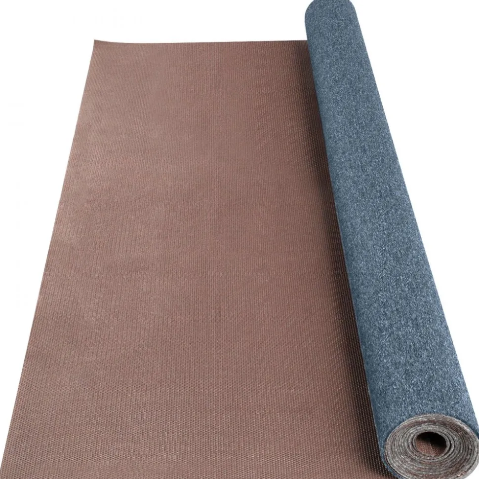 VEVOR Gray Marine Carpet 6 ft x 29.5 ft, Boat Carpet Rugs, Indoor Outdoor Rugs for Patio Deck Anti-Slide TPR Water-Proof Back Outdoor Marine Carpeting Outdoor Carpet