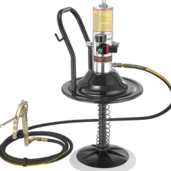 VEVOR Grease Pump, 50:1 Pressure Ratio Air Operated Grease Pump with 13 ft High Pressure Hose and Grease Gun, Pneumatic Grease Pump with Barrel Cap, Portable Lubrication Grease Pump 360° Gun Head
