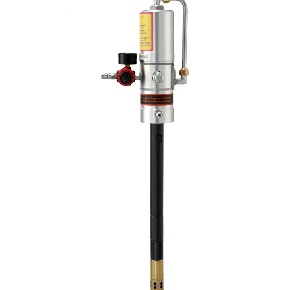 VEVOR Grease Pump, 50:1 Pressure Ratio Air Operated Grease Pump with 13 ft High Pressure Hose and Grease Gun, Pneumatic Grease Pump, Portable Lubrication Grease Pump with 360° Swivel Grease Gun Head