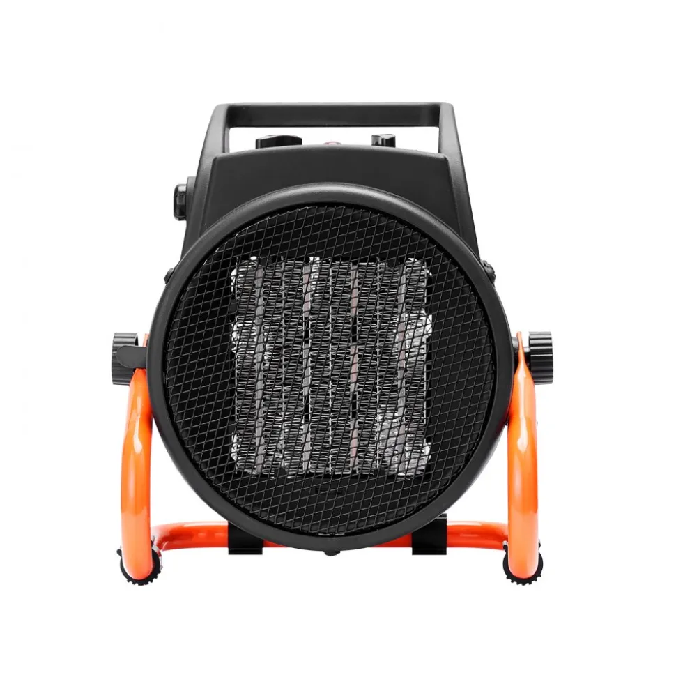 VEVOR Greenhouse Heater with Thermostat, 1500W PTC Fast Heating with Overheat Protection, 3-Speed Setting Small Grow Tent Heater, Electric Portable Heater Fan for Green House, Flower Room, Workplace