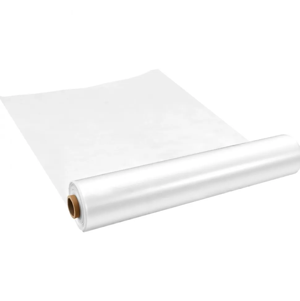 VEVOR Greenhouse Plastic Sheeting 12 x 100 ft 6 Mil Clear Polyethylene Film, for Farms Agriculture Garden Outdoor Plant, Water Sun Frost Wind Dust Resistant, Heavy Duty Thick Winter Hoop House Cover