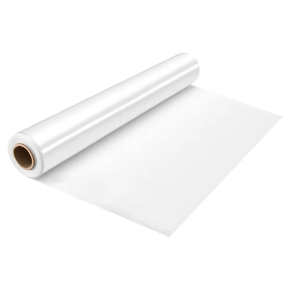 VEVOR Greenhouse Plastic Sheeting 24 x 100 ft 5 Mil Clear Polyethylene Film, for Farms Agriculture Garden Outdoor Plant, Water Sun Frost Wind Dust Resistant, Heavy Duty Thick Winter Hoop House Cover