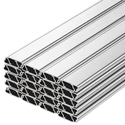 VEVOR Greenhouse Spring Wire and Lock Channel, 30 Packs 6.56 ft PVC-Coated Wiggle Wire & Aluminum Alloy Channel Bundle Kit with Included Screws, 0.05 in Thickened, Poly Film & Shade Cloth Attachments