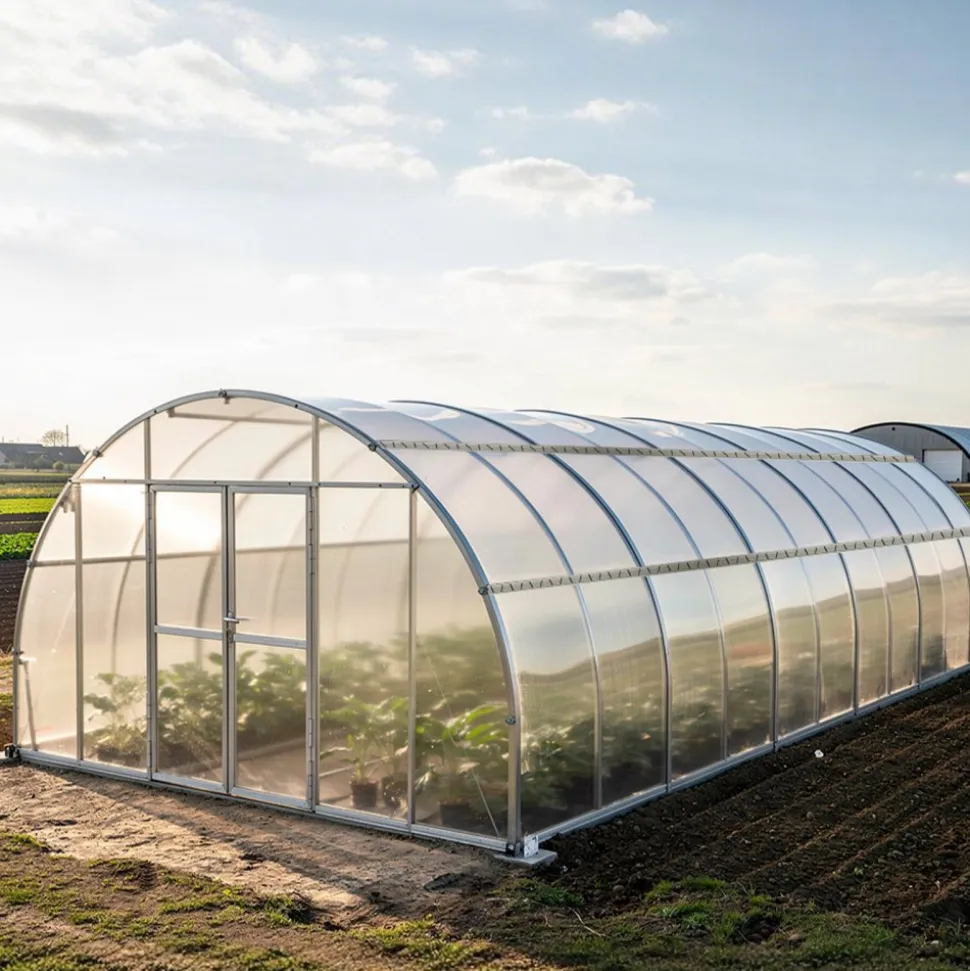 VEVOR Greenhouse Spring Wire and Lock Channel, 30 Packs 6.56 ft PVC-Coated Wiggle Wire & Aluminum Alloy Channel Bundle Kit with Included Screws, 0.05 in Thickened, Poly Film & Shade Cloth Attachments