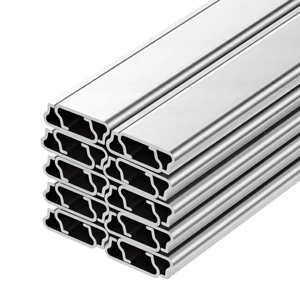 VEVOR Greenhouse Spring Wire and Lock Channel, 20 Packs 6.56 ft PVC-Coated Wiggle Wire & Aluminum Alloy Channel Bundle Kit with Included Screws, 0.05 in Thickened, Poly Film & Shade Cloth Attachments