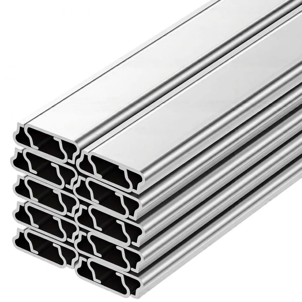 VEVOR Greenhouse Spring Wire and Lock Channel, 20 Packs 6.56 ft PVC-Coated Wiggle Wire & Aluminum Alloy Channel Bundle Kit with Included Screws, 0.05 in Thickened, Poly Film & Shade Cloth Attachments