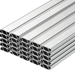 VEVOR Greenhouse Spring Wire and Lock Channel, 10 Packs 6.56 ft PVC-Coated Wiggle Wire & Aluminum Alloy Channel Bundle Kit with Included Screws, 0.05 in Thickened, Poly Film & Shade Cloth Attachments