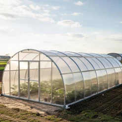 VEVOR Greenhouse Spring Wire and Lock Channel, 50 Packs 6.56 ft PVC-Coated Wiggle Wire & Aluminum Alloy Channel Bundle Kit with Included Screws, 0.05 in Thickened, Poly Film & Shade Cloth Attachments