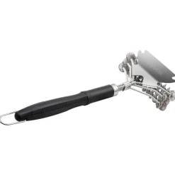 VEVOR Grill Brush and Scraper, BBQ Brush for Outdoor Grills, Stainless Steel Woven Wire, Bristle Free Barbecue Brushes for Porcelain, Charcoal, Grate Cleaner Grill Accessories, 17 in