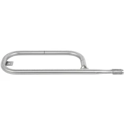 VEVOR Grill Burner Tube for Weber Q100, Q120, Q1000, Q1200, Baby Q Gas Grills, 17 inch 304 Stainless Steel Tube Burner for Weber 516001, 516002, 50060001, Replacement Part 69957, 60040, 41657, 45657