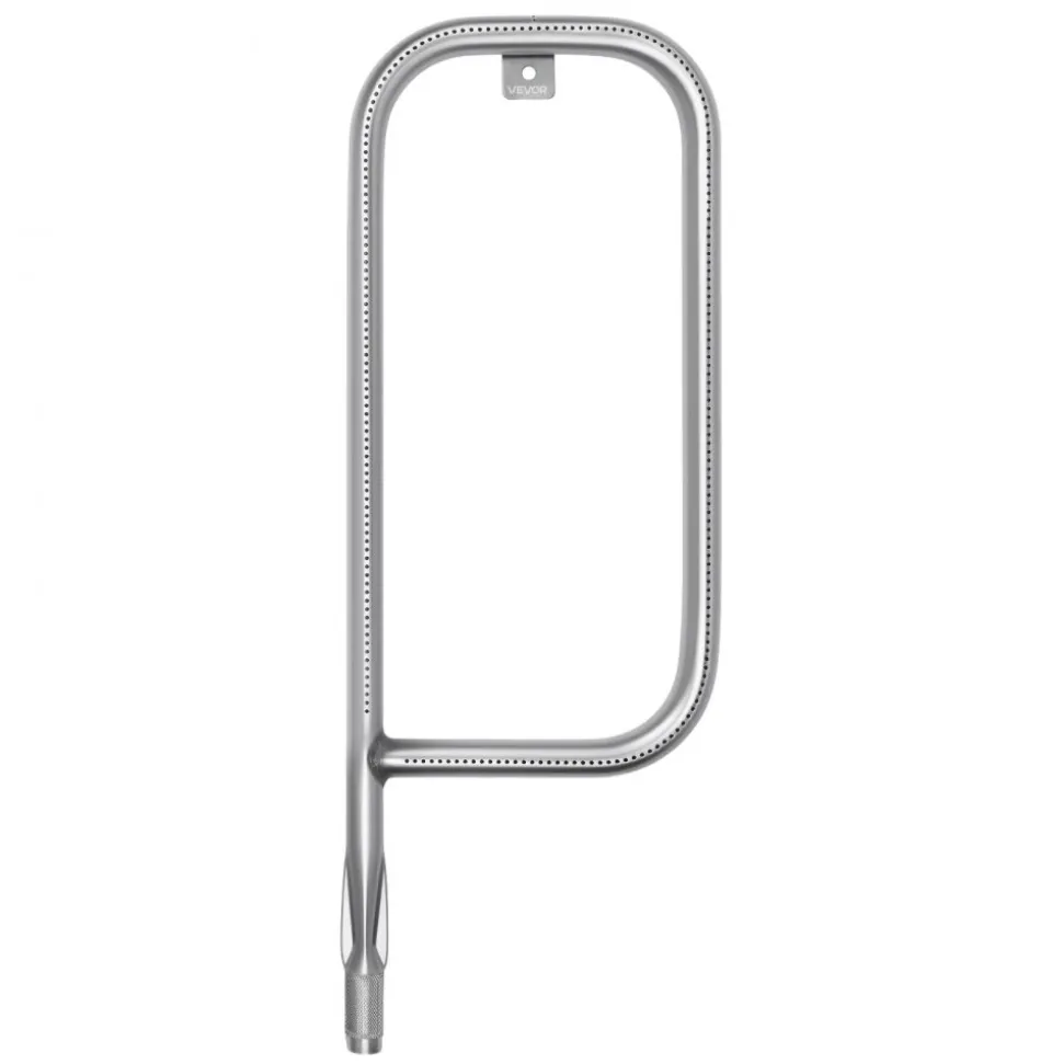 VEVOR Grill Burner Tube for Weber Q3200, Q300 (2013 & earlier), Q320, Q3000 (2014 & newer), 23.75 inch 304 Stainless Steel Tube Burner for Weber 404341, 57060001, 586002, Replacement Part 60036, 80385