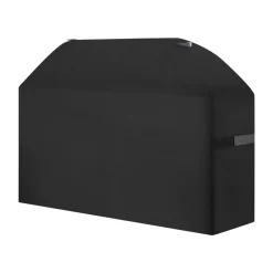 VEVOR Grill Cover, 63 inch BBQ Covers for Outdoor Grills, Waterproof, Fade Resistant, Weather Resistant Heavy Duty 600D Polyester, Easy On/Off, with Hook-and-Loop Straps, Black