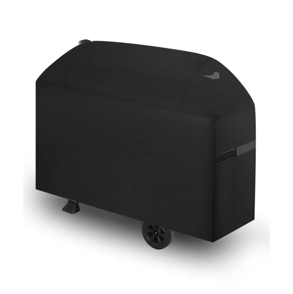 VEVOR Grill Cover, 63 inch BBQ Covers for Outdoor Grills, Waterproof, Fade Resistant, Weather Resistant Heavy Duty 600D Polyester, Easy On/Off, with Hook-and-Loop Straps, Black