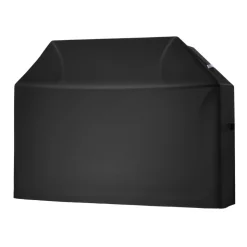 VEVOR Grill Cover, 60 inch BBQ Covers for Outdoor Grills, Waterproof, Fade Resistant, Weather Resistant Heavy Duty 600D Polyester, Easy On/Off, with Hook-and-Loop Straps, Black