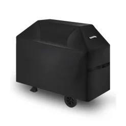 VEVOR Grill Cover, 59 inch BBQ Covers for Outdoor Grills, Waterproof, Fade Resistant, Weather Resistant Heavy Duty 600D Polyester, Easy On/Off, with Secure Buckles, Black