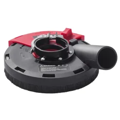 VEVOR Grinding Dust Shroud for Angle Grinder, Universal 4-5 in, Surface Grinder Dust Shroud with 6 Clamping Washers & 5 in Diamond Grinding Cup Wheel, Connect to Vacuum Cleaner, for Wood Concrete Wall