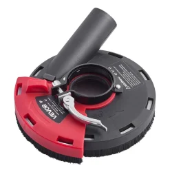 VEVOR Grinding Dust Shroud for Angle Grinder, Universal 4-5 in, Surface Grinder Dust Shroud with 6 Clamping Washers, Connect to Vacuum Cleaner, Suitable for Grinding Wood Concrete Wall Stone