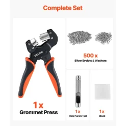 VEVOR Grommet Tool Kit 1/2