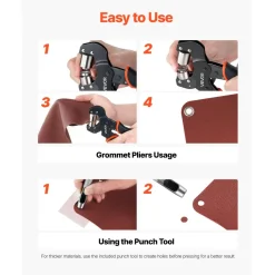 VEVOR Grommet Tool Kit 1/2