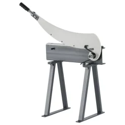 VEVOR Guillotine Shear, 20 in Bed Width Benchtop Cutter, Manual Hand Plate Shear for Metal Sheet Processing, with Q235 Material, High Precision, Stand, for PCB Board, Aluminum, Steel, Copper, Plastic