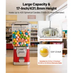 VEVOR Gumball Machine for Kids, 17