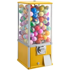 VEVOR Gumball Machine, 25 inch Height Candy Vending Machine Dispenser, 25-Cent Vending Machines for Shopping Malls, Supermarkets, Amusement Parks, Arcades, Holds Up to 230 1.77 inch Spherical Candies