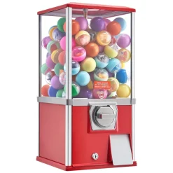 VEVOR Gumball Machine, 21 inch Height Candy Vending Machine Dispenser, 25-Cent Vending Machines for Shopping Malls, Supermarkets, Amusement Parks, Arcades, Holds Up to 180 1.77 inch Spherical Candies