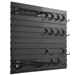 VEVOR Gun Rack, Wall Mount, Heavy-Duty Steel Tactical Rifle Carbine Shotgun Handgun Storage Rack, Securely Holds up to 6 Rifles and 6 Pistols, Modular Firearms Gun Wall Gear Accessories Organizer