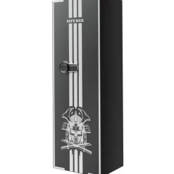 VEVOR 4 Gun Safe, Long Gun Cabinet for Rifles and Pistols, Quick Access Rifle Safe with 3 Ammo Slots and 2 Adjustable Racks, Large Digital Cabinet with Key and Password Lock