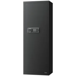 VEVOR 6-8 Gun Safe, Long Gun Cabinet for Rifles and Pistols, Quick Access Rifle Safe with 3 Ammo Slots and 2 Adjustable Racks, Large Digital Cabinet with Key and Password Lock