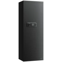 VEVOR 6-8 Gun Safe, Long Gun Cabinet for Rifles and Pistols, Quick Access Rifle Safe with 3 Ammo Slots and 2 Adjustable Racks, Large Digital Cabinet with Key and Password Lock