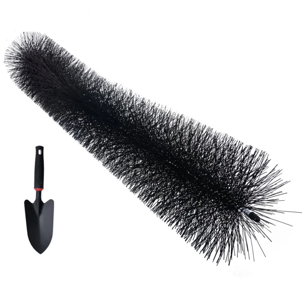 VEVOR Gutter Brush, 60 Feet Total Length 4.33 inch Diameter Gutter Cleaning Tools, Ground-Level Gutter Brush Leaf Guard for 5 Inch Gutters, Easily Clear roof Leaves and Debris, 20 Pack