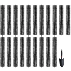 VEVOR Gutter Brush, 60 Feet Total Length 4.33 inch Diameter Gutter Cleaning Tools, Ground-Level Gutter Brush Leaf Guard for 5 Inch Gutters, Easily Clear roof Leaves and Debris, 20 Pack