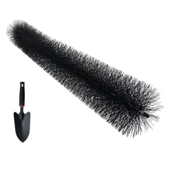 VEVOR Gutter Brush, 120 Feet Total Length 4.33 inch Diameter Gutter Cleaning Tools, Ground-Level Gutter Brush Leaf Guard for 5 Inch Gutters, Easily Clear roof Leaves and Debris, 40 Pack