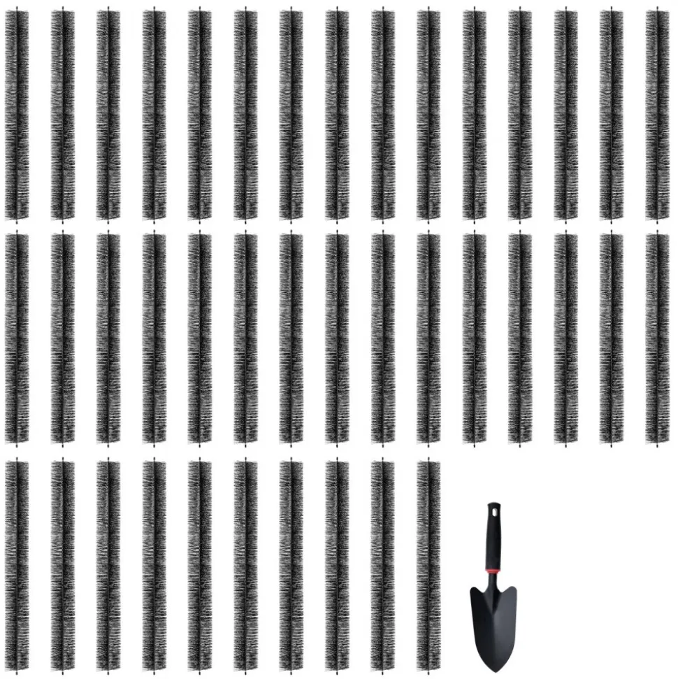 VEVOR Gutter Brush, 120 Feet Total Length 4.33 inch Diameter Gutter Cleaning Tools, Ground-Level Gutter Brush Leaf Guard for 5 Inch Gutters, Easily Clear roof Leaves and Debris, 40 Pack