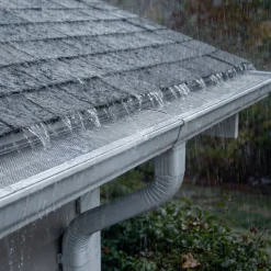 VEVOR Gutter Guard, 5 in Aluminum Gutter Cover with Stainless Steel Micro Mesh, Heavy-Duty 48ft Length, 0.04in Thick, Leaf Guard for Debris and Pine Needles, Easy DIY Install, Screws Included, 12 PCS