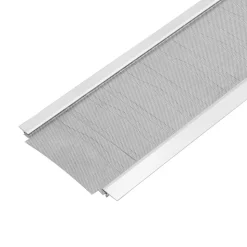 VEVOR Gutter Guard, 5 in Aluminum Gutter Cover with Stainless Steel Micro Mesh, Heavy-Duty 48ft Length, 0.04in Thick, Leaf Guard for Debris and Pine Needles, Easy DIY Install, Screws Included, 12 PCS