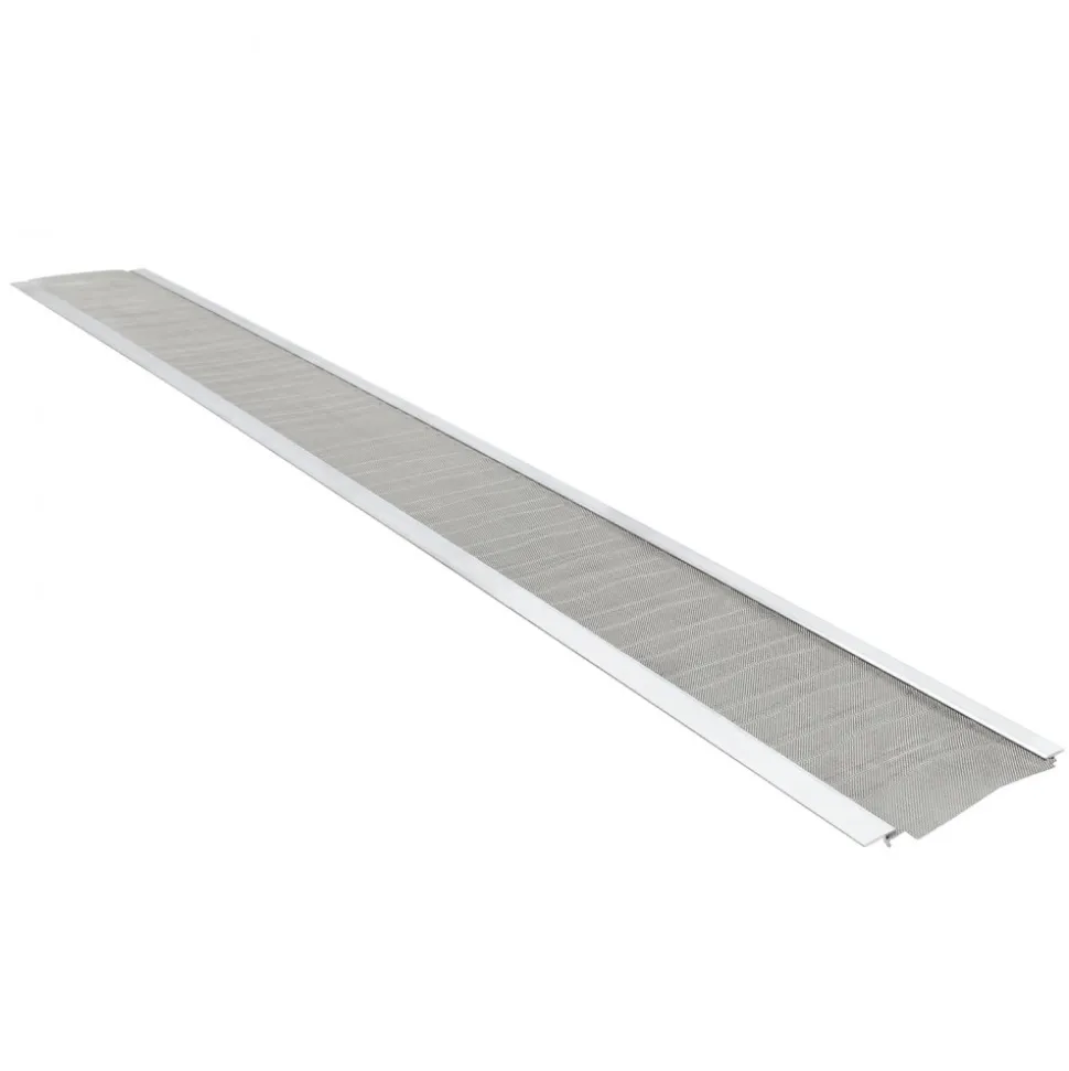 VEVOR Gutter Guard, 5 in Aluminum Gutter Cover with Stainless Steel Micro Mesh, Heavy-Duty 48ft Length, 0.04in Thick, Leaf Guard for Debris and Pine Needles, Easy DIY Install, Screws Included, 12 PCS