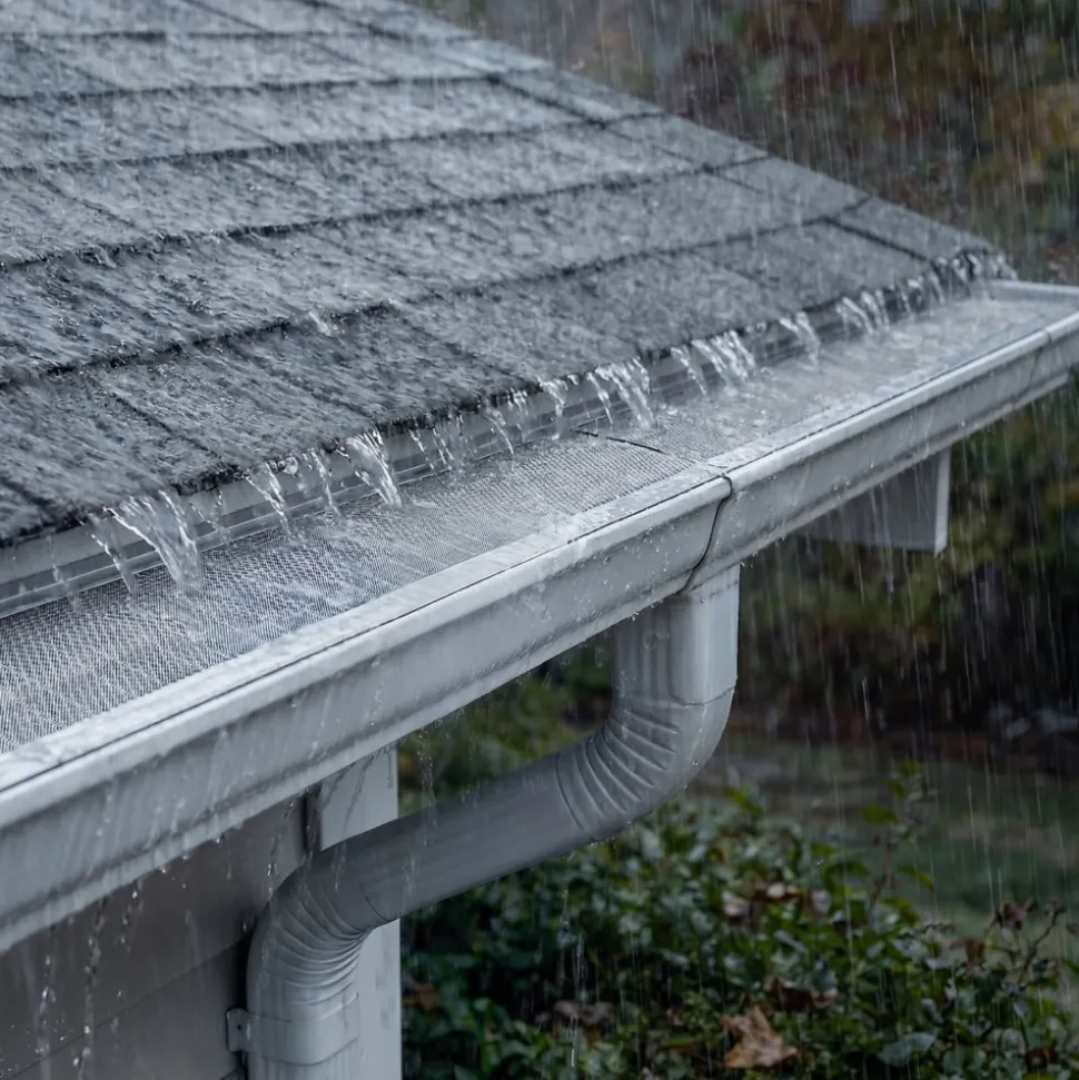 VEVOR Gutter Guard, 6 in Aluminum Gutter Cover with Stainless Steel Micro Mesh, Heavy-Duty 48ft Length, 0.04in Thick, Leaf Guard for Debris and Pine Needles, Easy DIY Install, Screws Included, 12 PCS