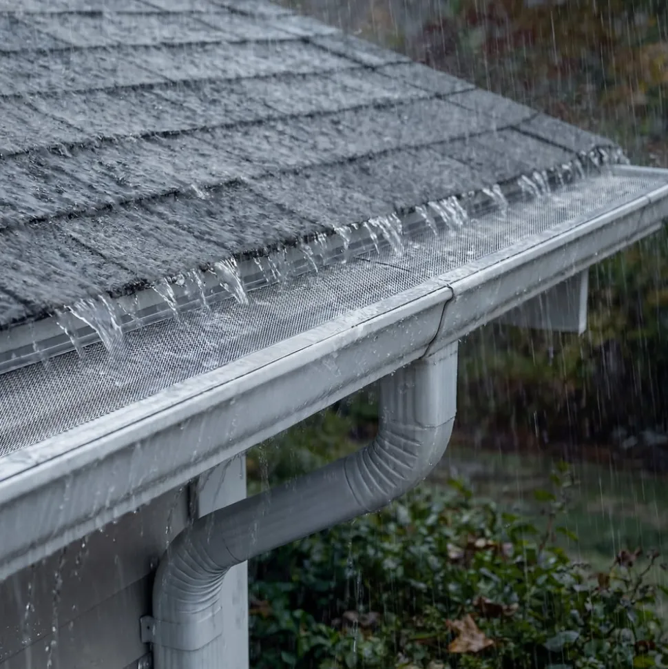VEVOR Gutter Guard, 5 in Aluminum Gutter Cover with Stainless Steel Micro Mesh, Heavy-Duty 100ft Length, 0.04in Thick, Leaf Guard for Debris and Pine Needles, Easy DIY Install, Screws Included, 20 PCS