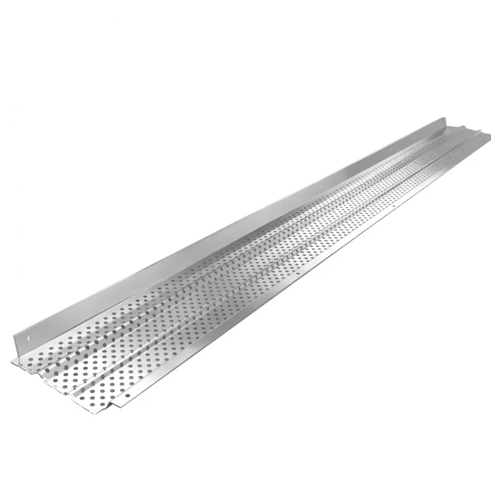 VEVOR Gutter Guard, 5 inch Aluminum Gutter Cover Heavy-Duty, 32ft Length Protection Cover for Leaf & Debris, 0.02 in Thickness Mill Finish, Easy DIY Install, Fast Drainage, Screws Included, 8 PCS