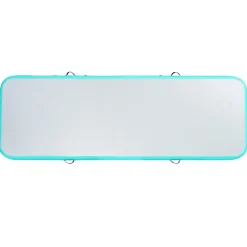 VEVOR Gymnastics Air Mat, 4 inch Thickness Inflatable Gymnastics Tumbling Mat, Tumble Track with Electric Pump, Training Mats for Home Use/Gym/Yoga/Cheerleading/Beach/Park/Water, 10 ft, Mint Green
