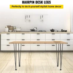 VEVOR Hairpin Table Legs 30
